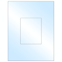 3.8584" x 4.8037" White Premium High Gloss Rectangular Sheet Labels