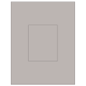 3.8584" x 4.8037" Gray Rectangular Sheet Labels