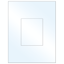3.8584" x 4.8037" White Mid Gloss Rectangular Sheet Labels