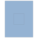 3.1494" x 3.3072" Pastel Blue Rectangular Sheet Labels