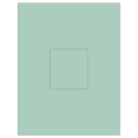 3.1494" x 3.3072" Pastel Green Rectangular Sheet Labels