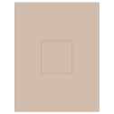 3.1494" x 3.3072" Pastel Tan Rectangular Sheet Labels