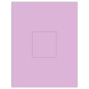 3.1494" x 3.3072" Pastel Purple Rectangular Sheet Labels