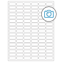 1.25" x 0.5" Photo Gloss Rectangular Sheet Labels