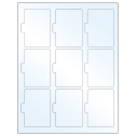 2.5135" x 3.2152" White Mid Gloss Sheet Labels
