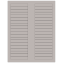 3.125" x 0.5" Gray Rectangular Sheet Labels