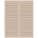 3.125" x 0.5" Pastel Tan Rectangular Sheet Labels