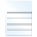 7.625" x 0.375" White Mid Gloss Rectangular Sheet Labels