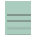 7.625" x 0.375" Pastel Green Rectangular Sheet Labels