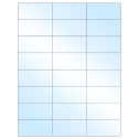 2.83" x 1.375" White Premium High Gloss Rectangular Sheet Labels