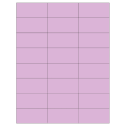 2.83" x 1.375" Pastel Purple Rectangular Sheet Labels