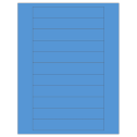 6" x 0.946" Fluorescent Blue Rectangular Sheet Labels