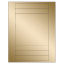 6" x 0.946" Gold Foil Rectangular Sheet Labels