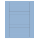 6" x 0.946" Pastel Blue Rectangular Sheet Labels