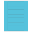 6" x 0.946" Turquoise Rectangular Sheet Labels