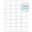 1.75" x 1.25" Photo Gloss Rectangular Sheet Labels