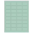 1.75" x 1.25" Pastel Green Rectangular Sheet Labels
