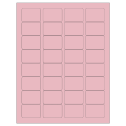 1.75" x 1.25" Pastel Pink Rectangular Sheet Labels