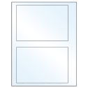 6.78" x 4.75" Crystal Clear Rectangular Sheet Labels