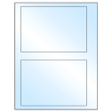 6.78" x 4.75" White Premium High Gloss Rectangular Sheet Labels