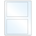 6.78" x 4.75" White Mid Gloss Rectangular Sheet Labels