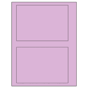 6.78" x 4.75" Pastel Purple Rectangular Sheet Labels