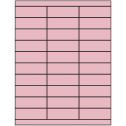 2.83" x 1" Pastel Pink Rectangular Sheet Labels