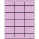 2.83" x 1" Pastel Purple Rectangular Sheet Labels