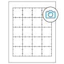 1.75" x 1.75" Photo Gloss Square Sheet Labels