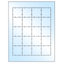 1.75" x 1.75" White Premium High Gloss Square Sheet Labels