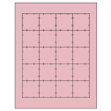 1.75" x 1.75" Pastel Pink Square Sheet Labels