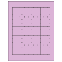 1.75" x 1.75" Pastel Purple Square Sheet Labels