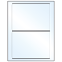 7" x 4.875" White Mid Gloss Rectangular Sheet Labels
