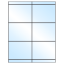 4.25" x 3.33" White Premium High Gloss Rectangular Sheet Labels