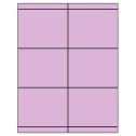 4.25" x 3.33" Pastel Purple Rectangular Sheet Labels