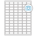 1.25" x 0.75" Photo Gloss Rectangular Sheet Labels
