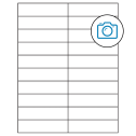 4.25" x 1.1" Photo Gloss Rectangular Sheet Labels