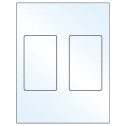 3" x 5" Crystal Clear Rectangular Sheet Labels