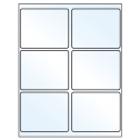 4" x 3.25" White Mid Gloss Rectangular Sheet Labels