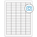 1.5" x 0.5" Photo Gloss Rectangular Sheet Labels