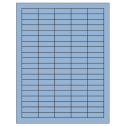 1.5" x 0.5" Pastel Blue Rectangular Sheet Labels
