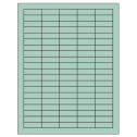 1.5" x 0.5" Pastel Green Rectangular Sheet Labels