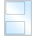 6" x 4" White Premium High Gloss Rectangular Sheet Labels