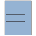 6" x 4" Pastel Blue Rectangular Sheet Labels