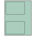 6" x 4" Pastel Green Rectangular Sheet Labels