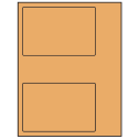 6" x 4" Pastel Orange Rectangular Sheet Labels