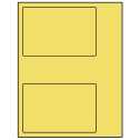 6" x 4" Pastel Yellow Rectangular Sheet Labels