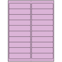 4" x 1" Pastel Purple Rectangular Sheet Labels