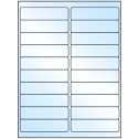 4" x 1" White Premium High Gloss Rectangular Sheet Labels