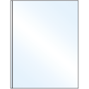 8.375" x 11" Crystal Clear Rectangular Sheet Labels